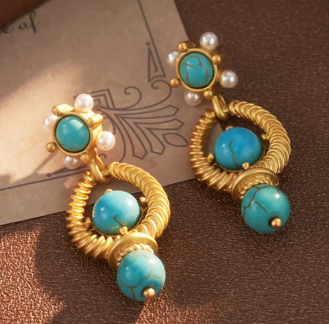 Turquoise Dangle Earrings